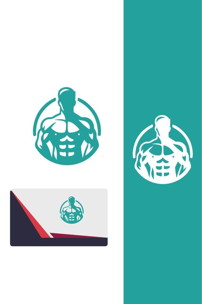 Steel Vibes Muscle Man vector