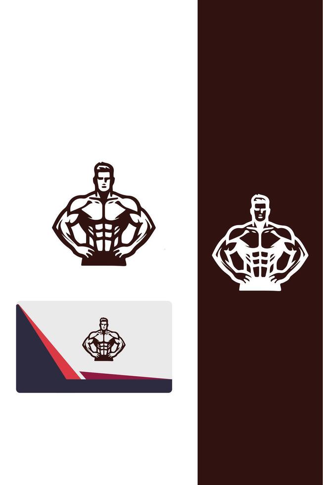 Beast Mode Fitness Muscle Man vector