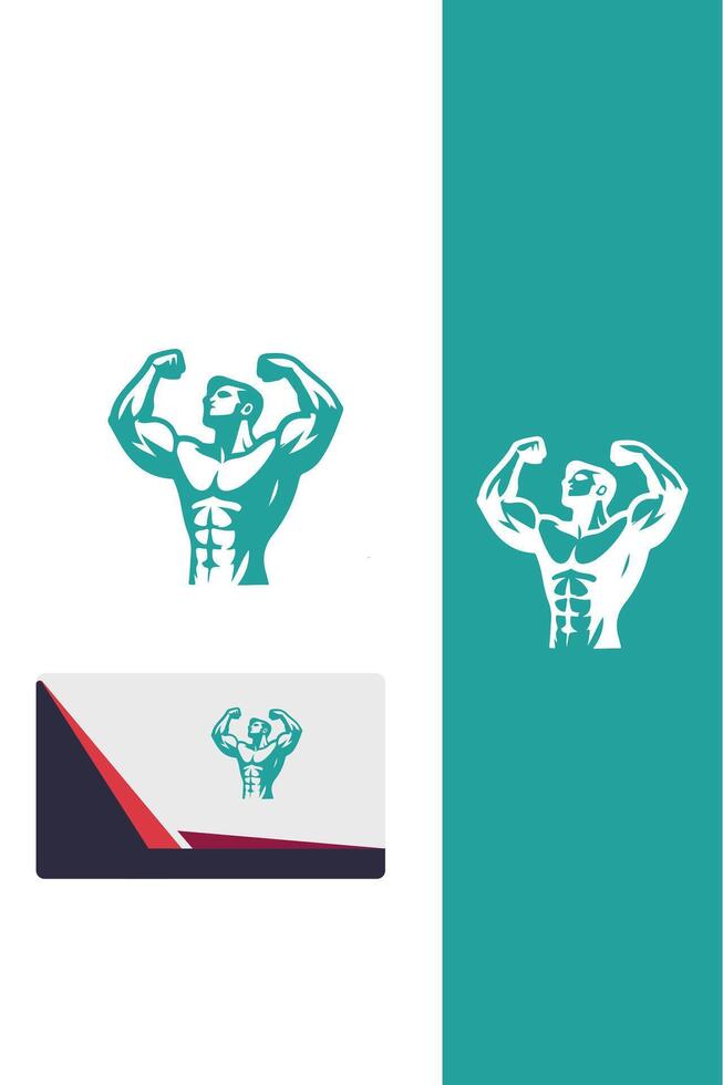 Alpha Strength Muscle Man vector