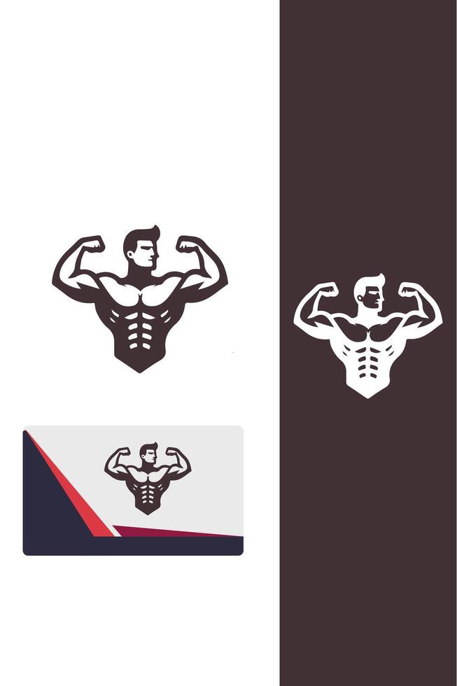 The Muscle Vault Muscle Man vector