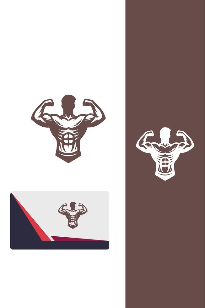Iron Warrior Muscle Man vector