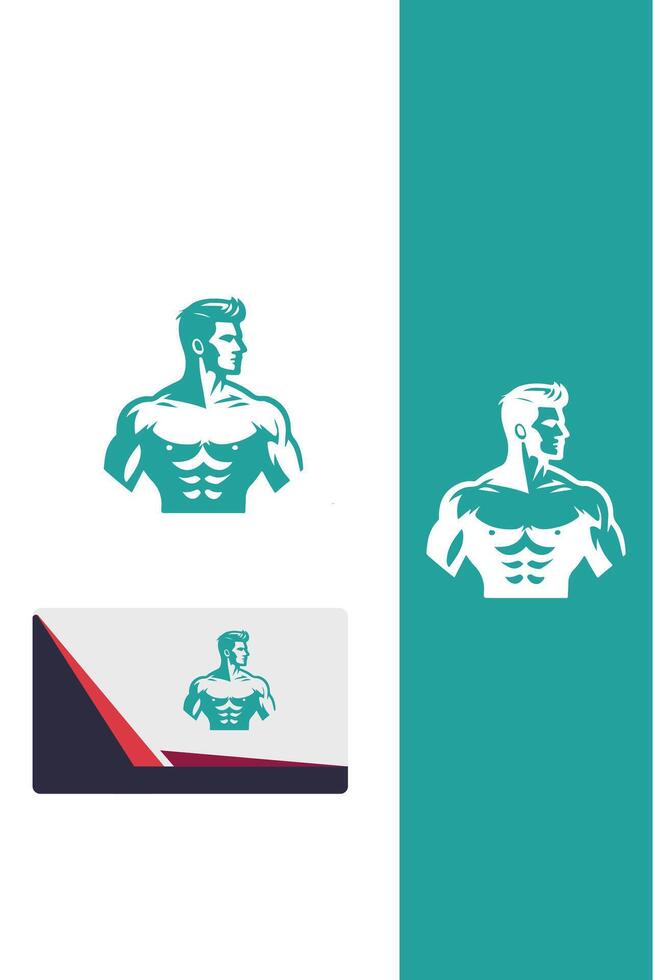 Titan Elite Muscle Man vector
