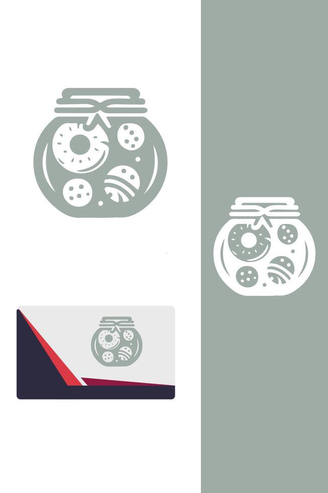 The Cookie Jar Treats jar pastry vector