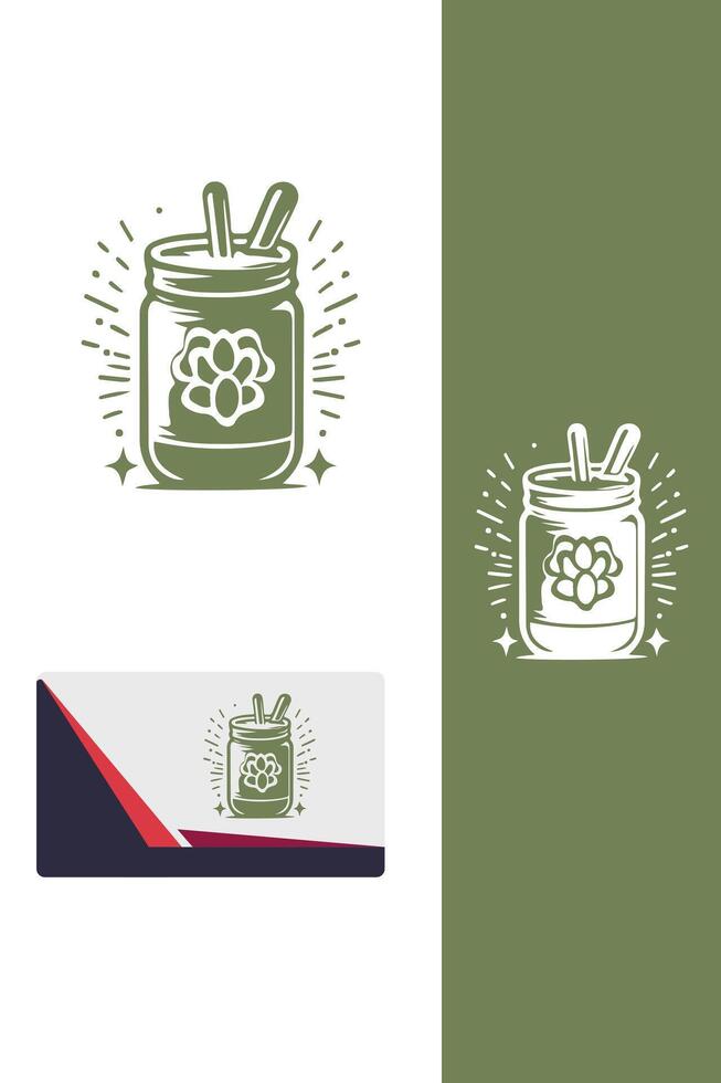 The Whisk Jar jar pastry vector