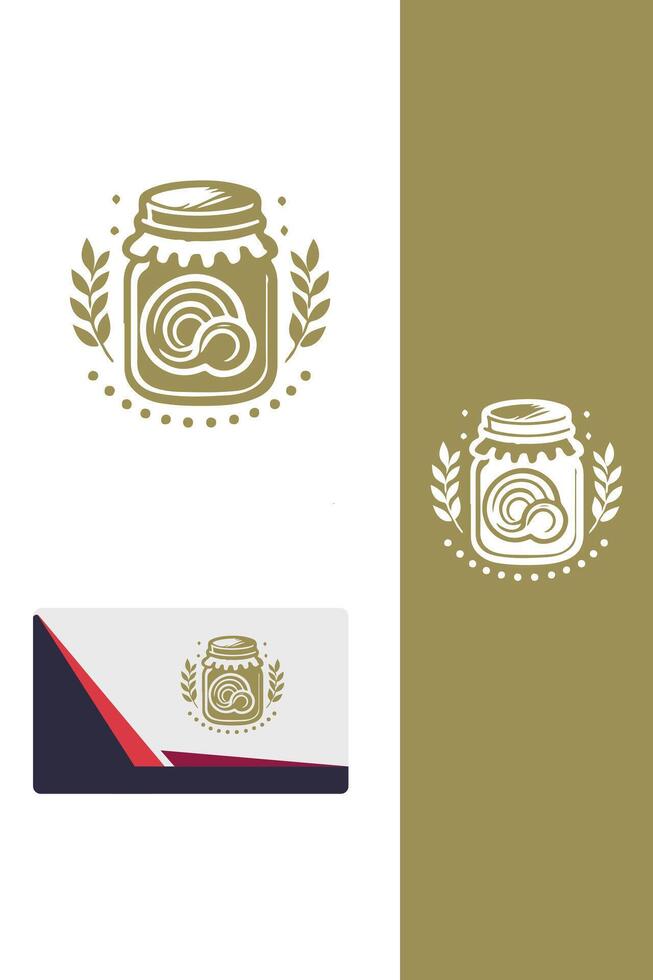 Jar of Wonder jar pastry vector