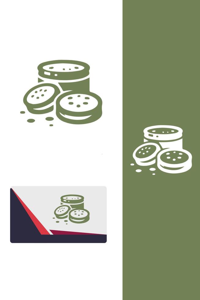 Crumble Crust Jar jar pastry vector