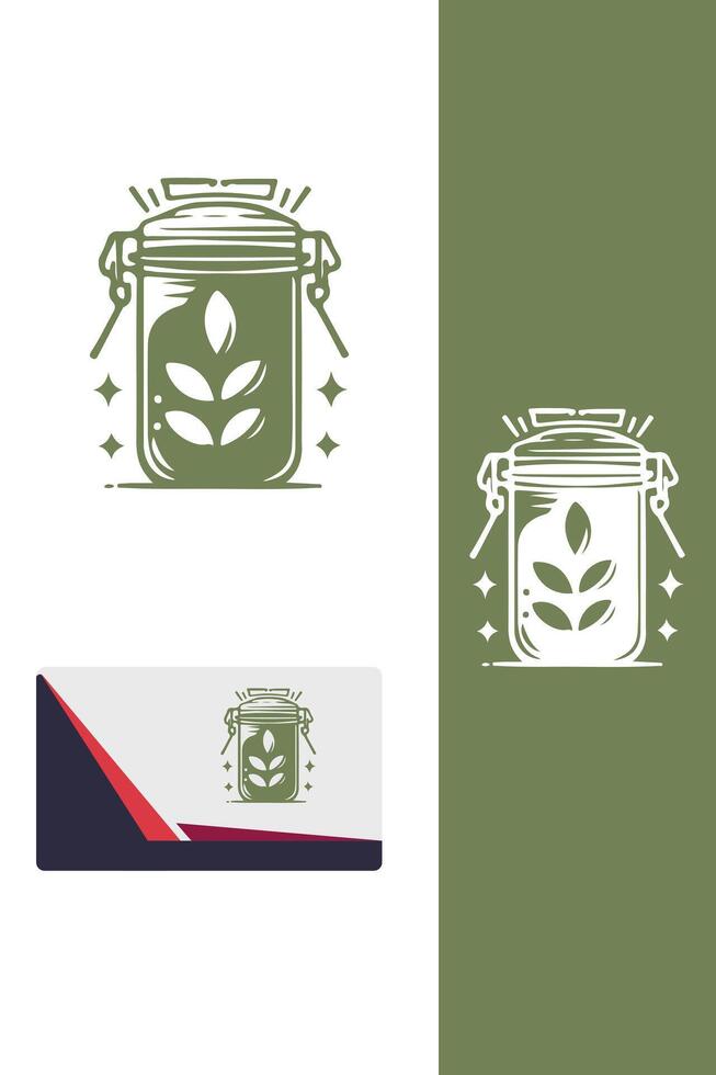 Jarful of Sugar jar pastry vector