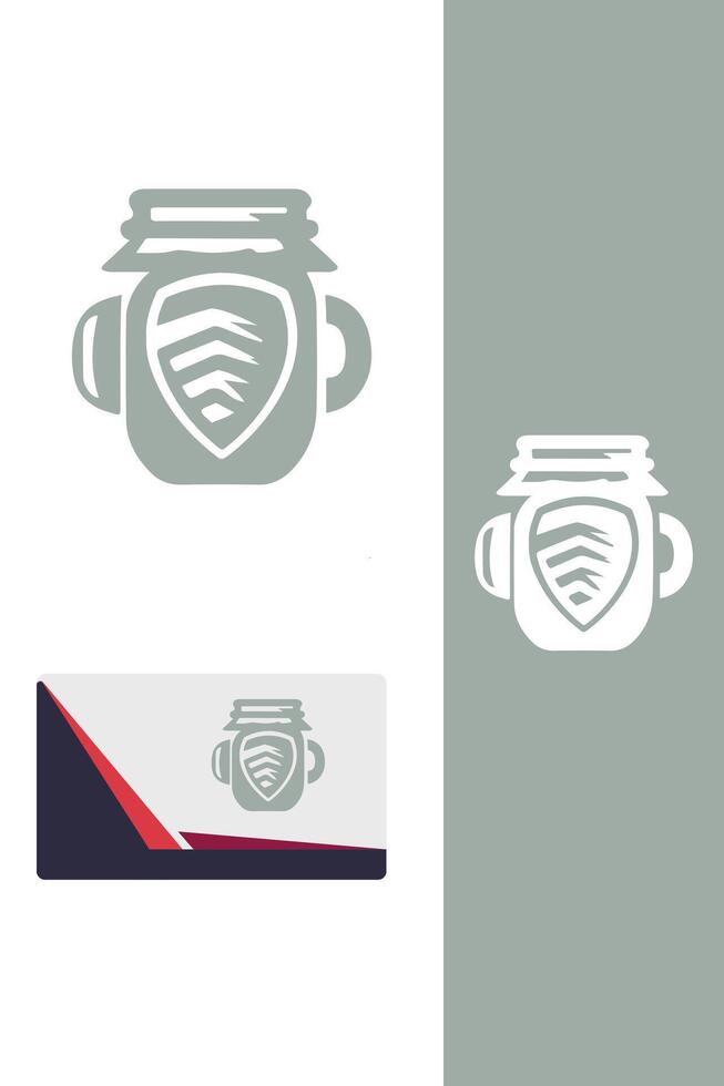 The Jar Bakery jar pastry vector
