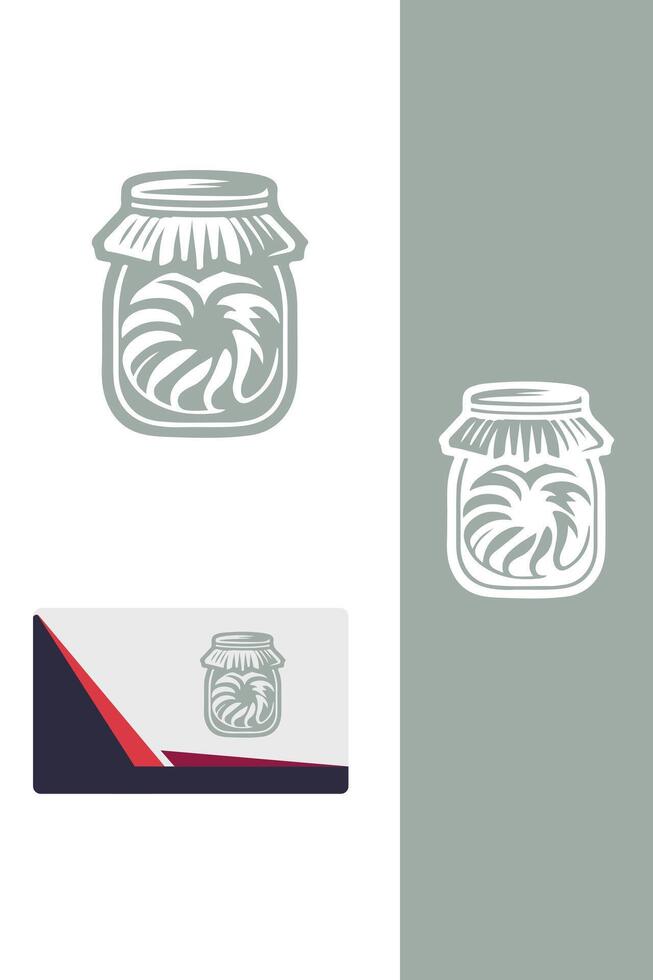 Whisk Jar jar pastry vector