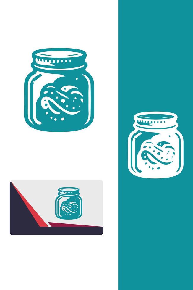 Pastry Jar House Pastry jar vector
