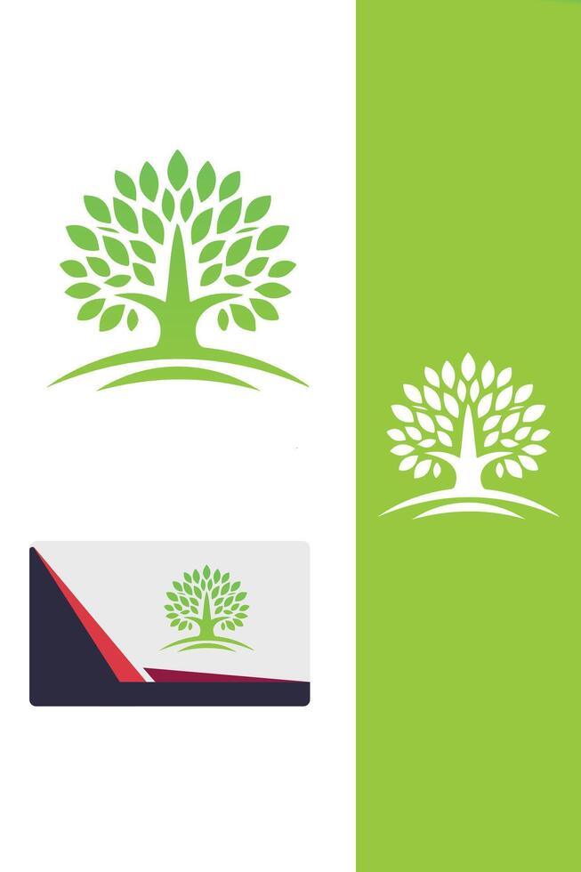 Whispering Pines Tree logo vector