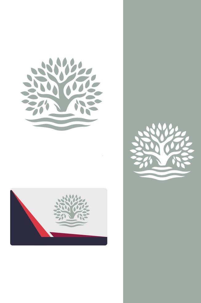 Shady Oaks Tree logo vector