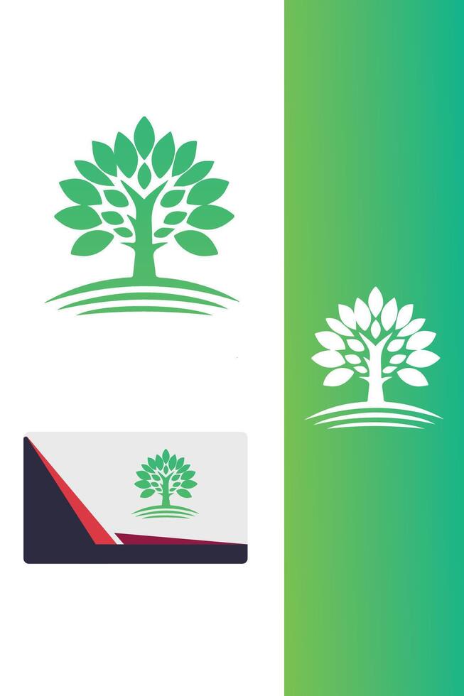 Trunk Tendril Tree logo vector