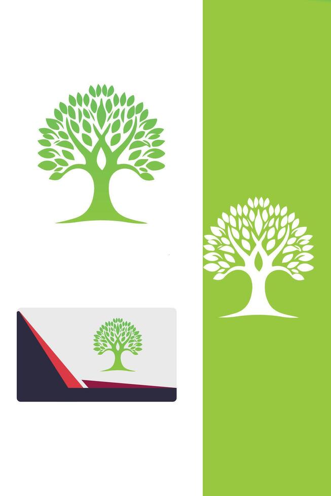 Tree Tranquility Tree logo vector