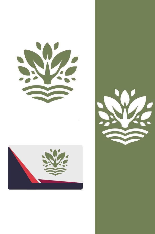 Branch Bloom Tree logo vector