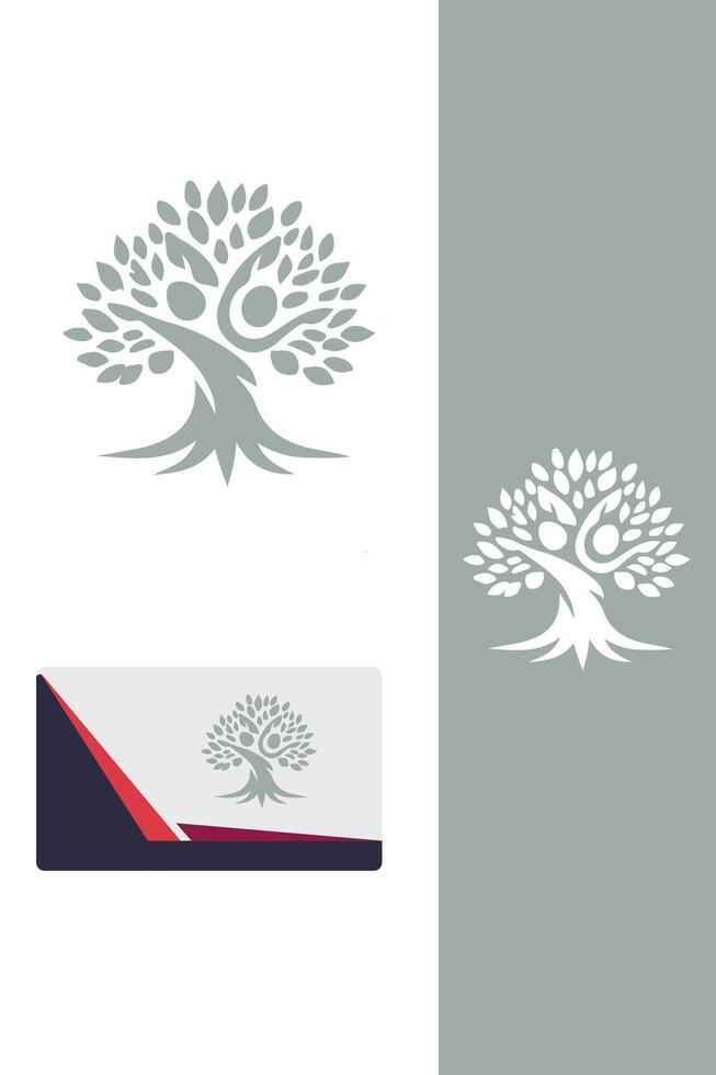Oak Grove Tree logo vector