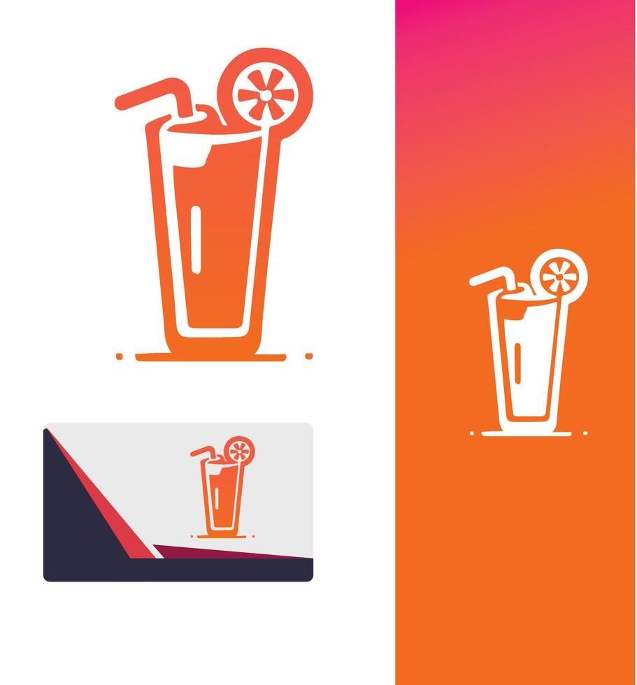 Fresh Blend smoothie drink vector