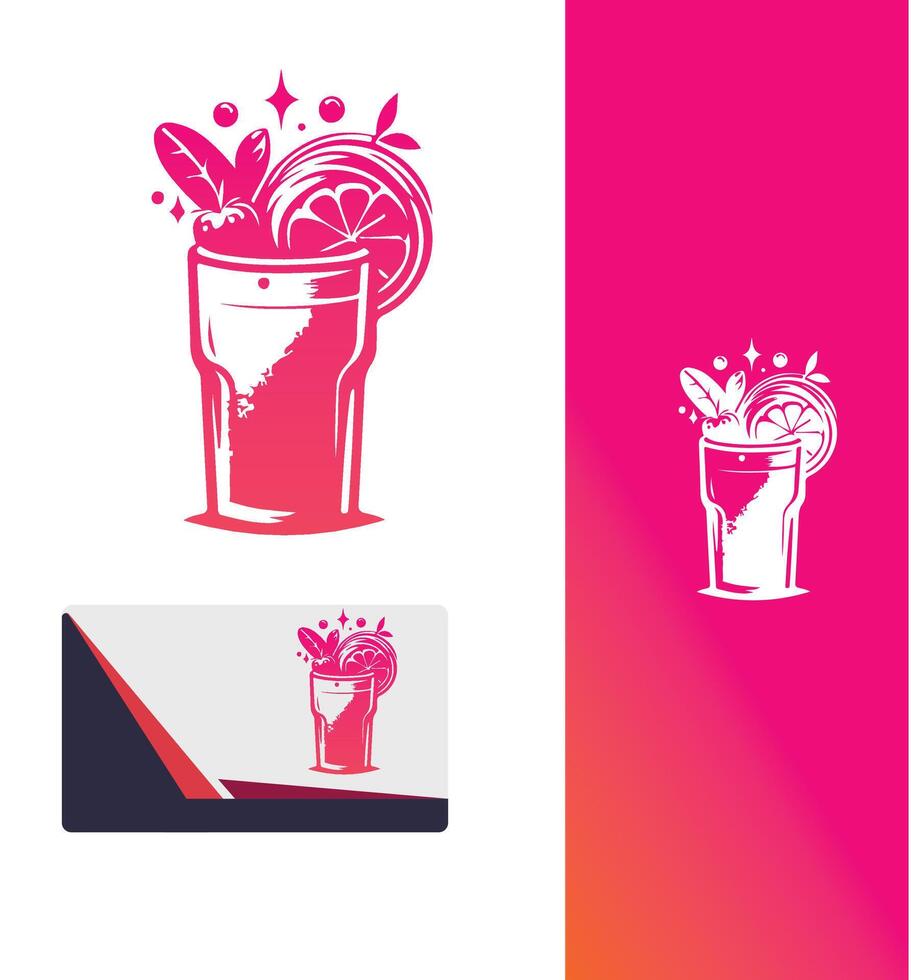 Sippin Smooth smoothie drink vector