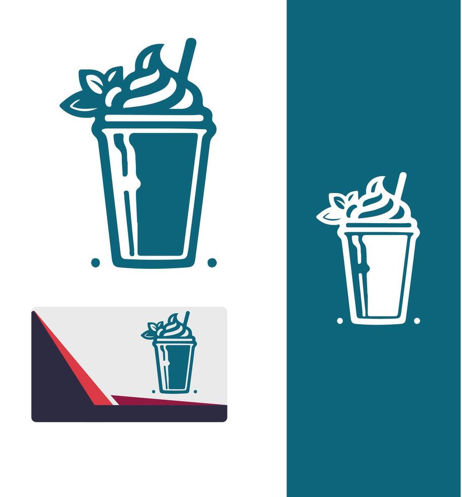 Sunrise Sip smoothie drink vector