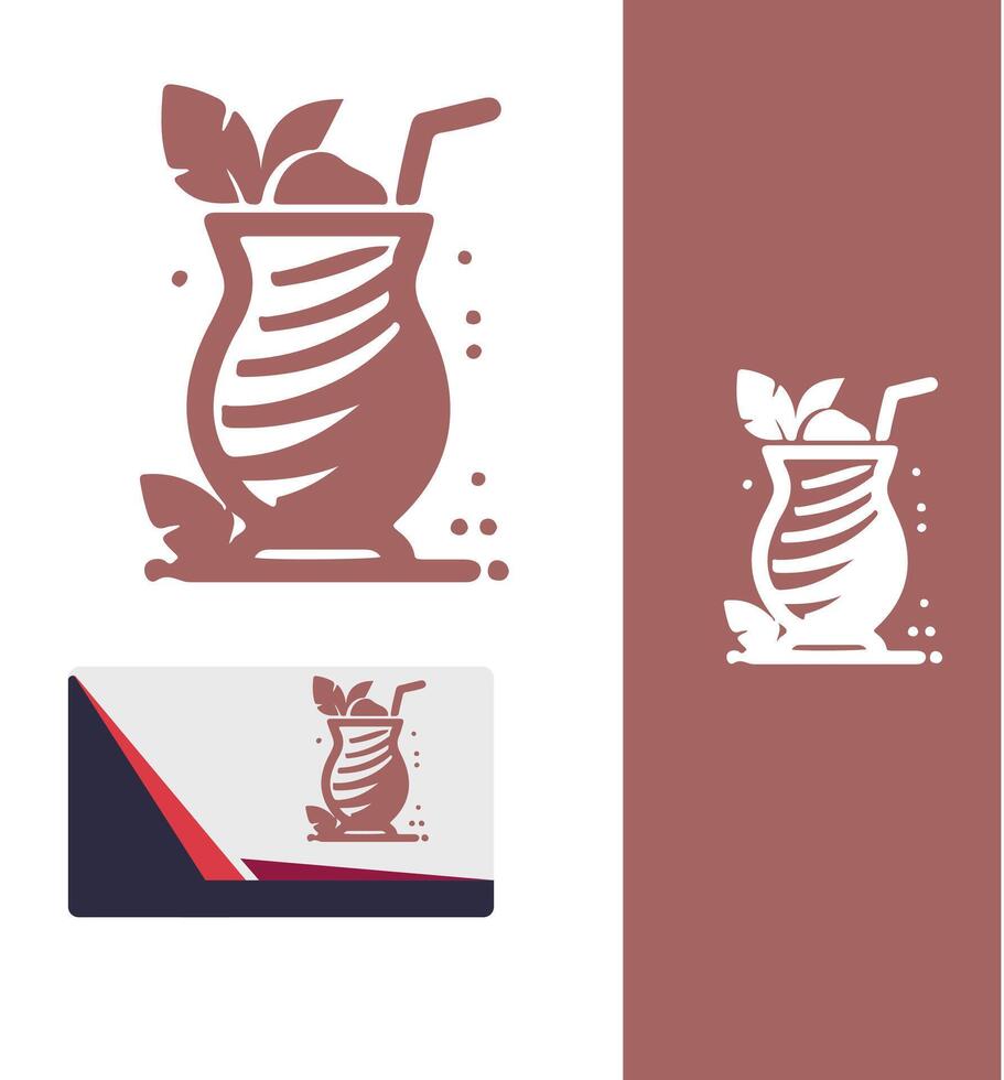 Joyful Juices Smoothie drink vector
