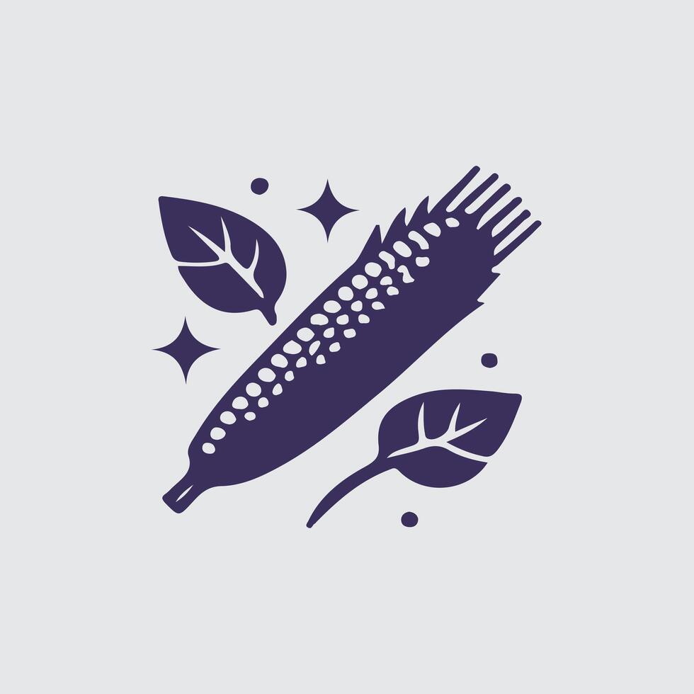 Sprout Basket Vegetable Logo vector