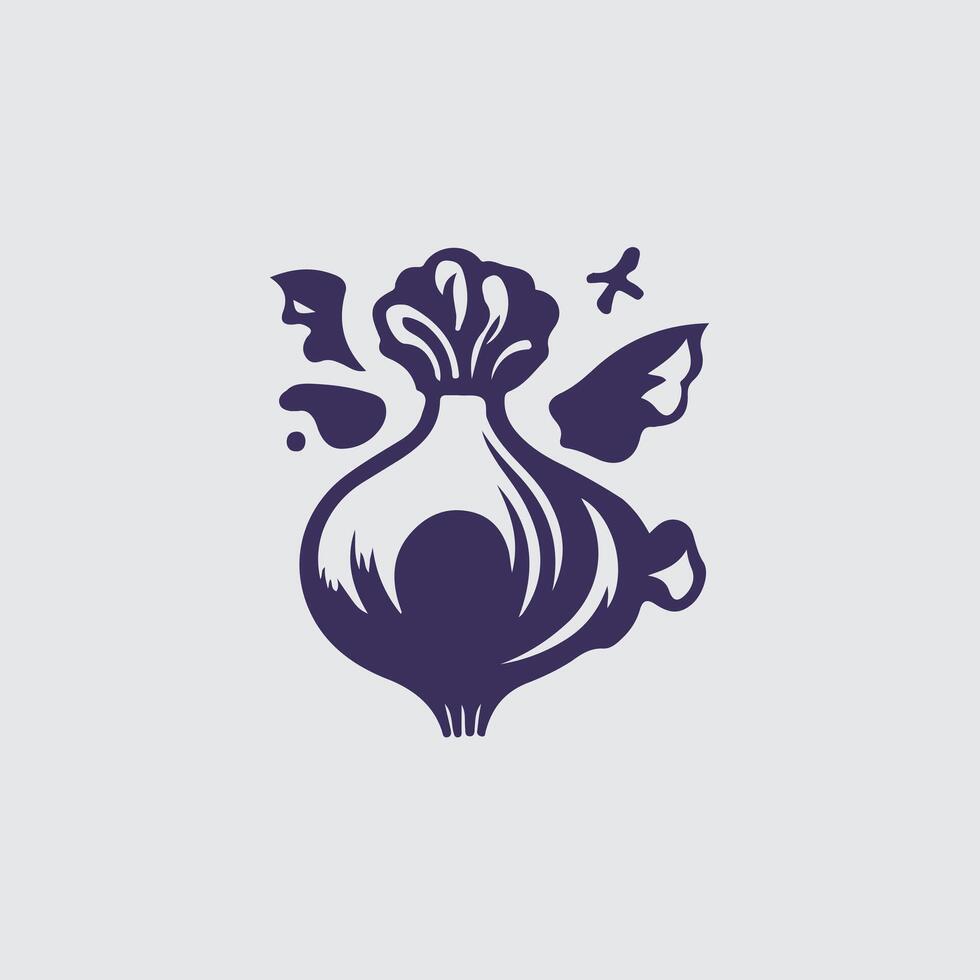 Veggie Village Vegetable Logo vector