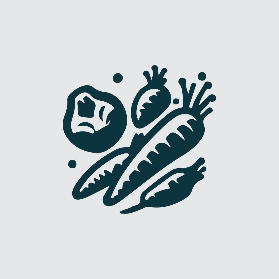 Green Crisp Vegetable Logo vector
