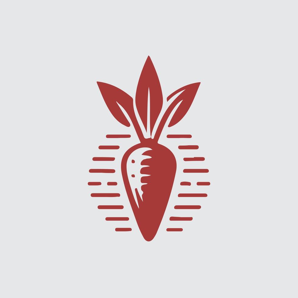 Fresh Roots Sprouts Vegetable vector