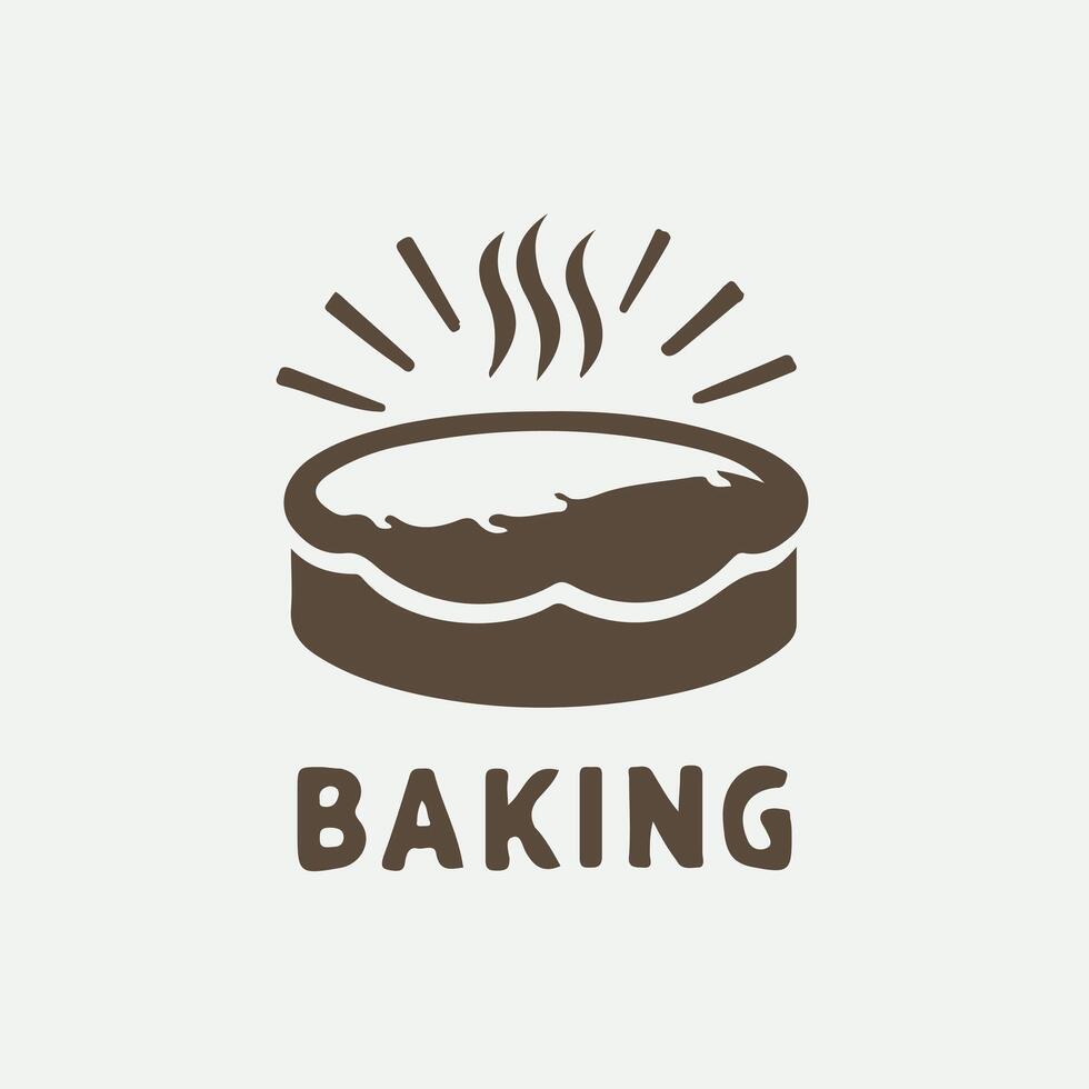 Flourish Bake Baking logo vector