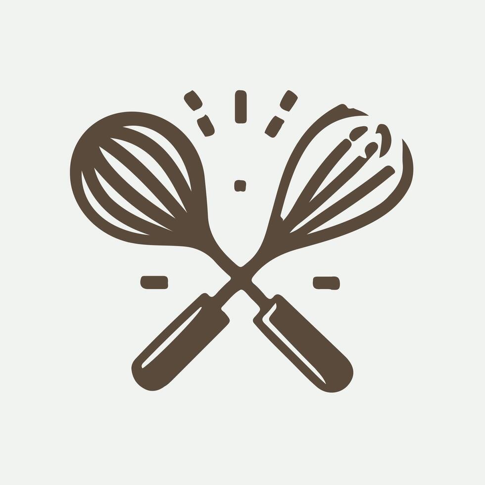 Frosted Floury Baking logo vector