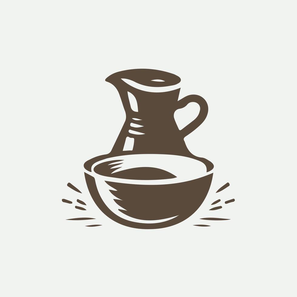 Whisked Away Baking logo vector