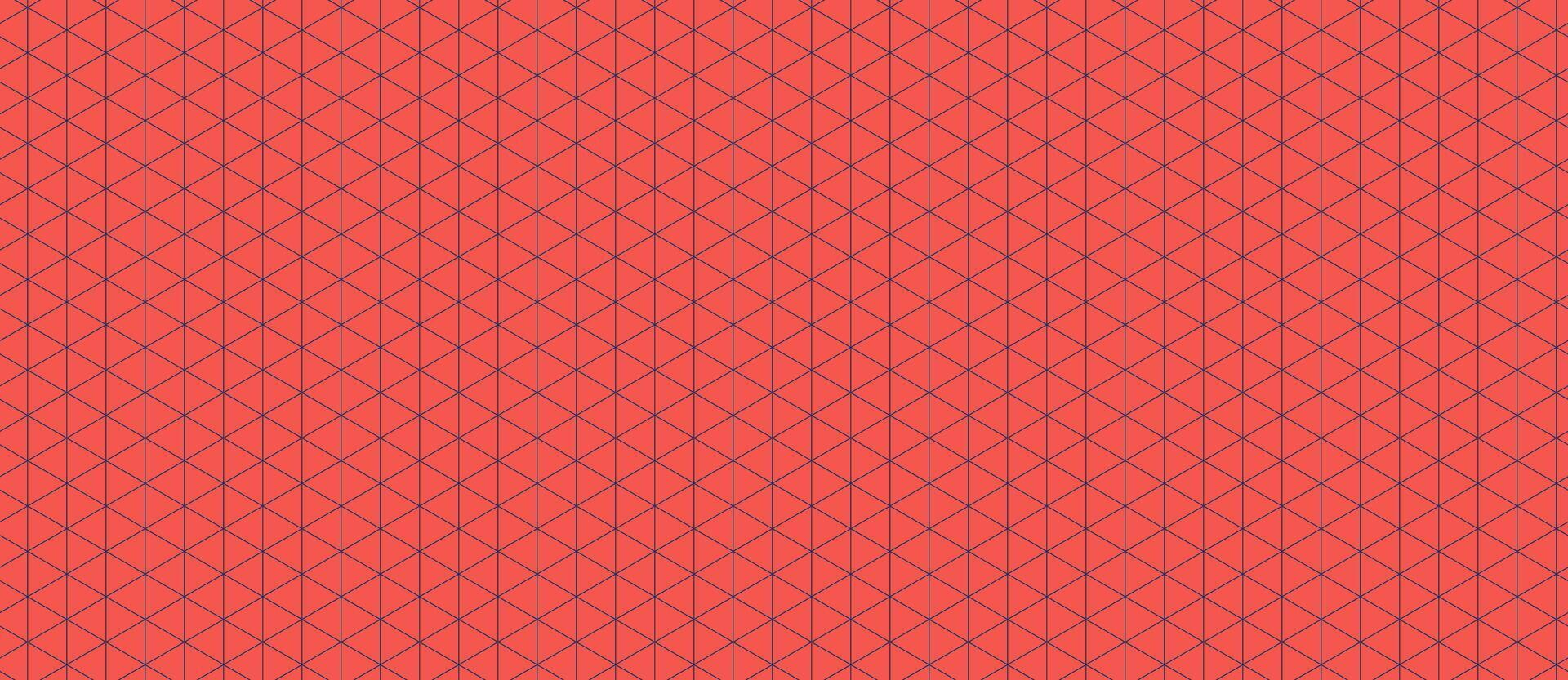Vibrant coral geometric pattern. Intricate, repeating design of interconnected triangles creates a modern, textured effect. Ideal for backgrounds, website designs, or textile prints. vector