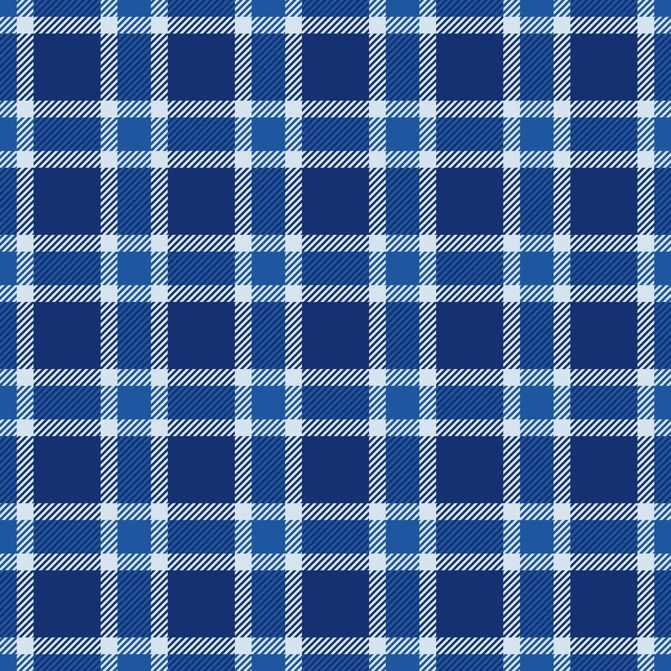 Elegant blue and white plaid pattern. Perfect for textile design, website backgrounds, or fashion projects. This classic design evokes feelings of comfort and sophistication. vector