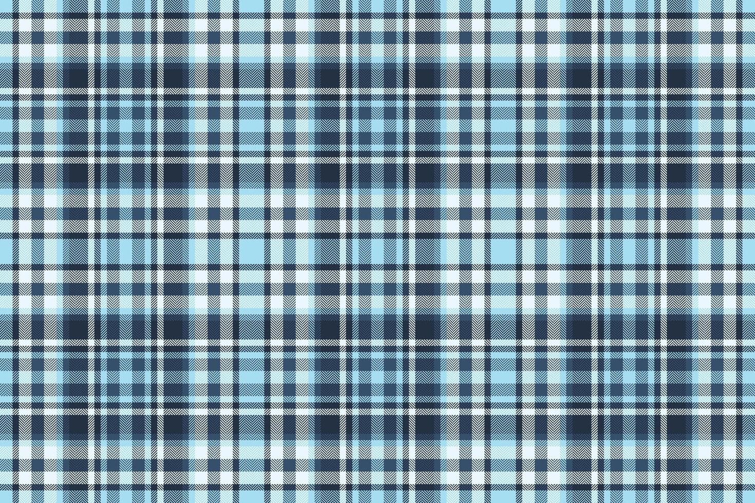 Elegant blue and white plaid pattern. Perfect for textile design, website backgrounds, or adding a touch of classic style to any project. This seamless texture offers a versatile, clean aesthetic. vector