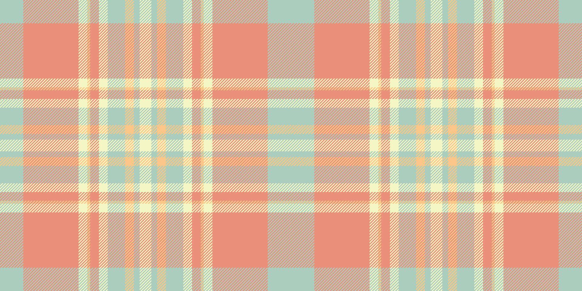 Soft pastel plaid pattern, ideal for textile design, website backgrounds, or stationery. This delicate, seamless texture evokes feelings of warmth and tranquility. vector