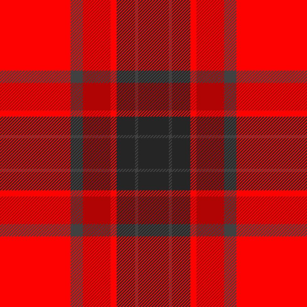Hotel textile texture check, fall background seamless. Handsome fabric pattern tartan plaid in red and black colors. vector
