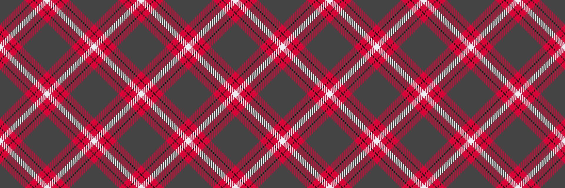 Sleek red and gray diagonal plaid pattern. Perfect for textiles, website backgrounds, or modern design projects. This geometric design offers a sophisticated and stylish visual appeal. vector