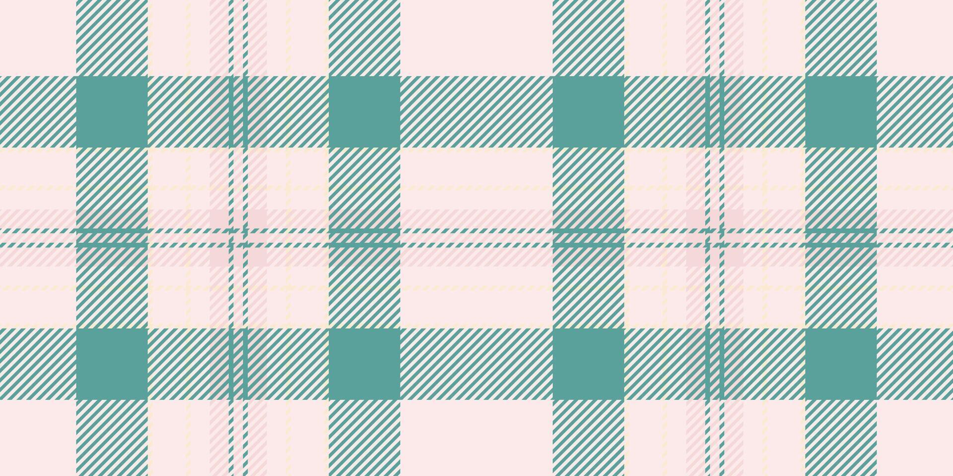 Ethnicity texture check seamless, strip textile pattern. Stage tartan fabric plaid background in white and cadet blue colors. vector