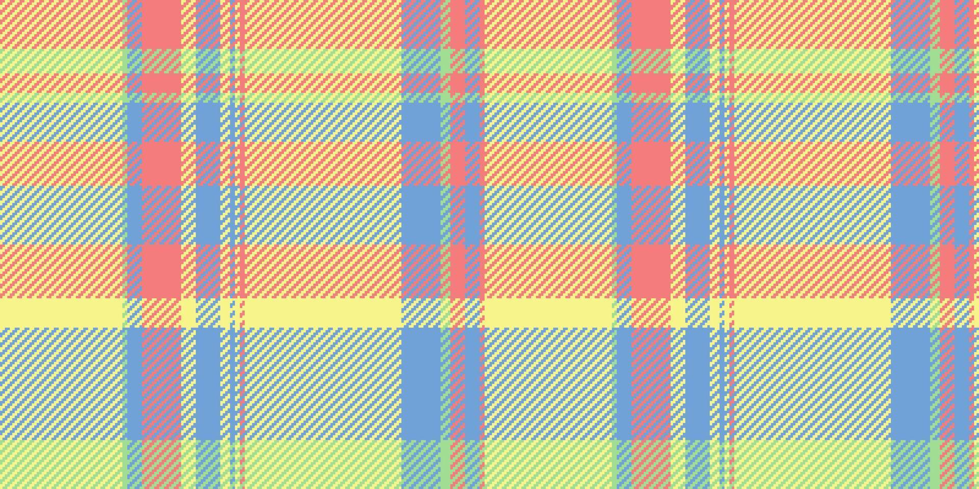 Underwear tartan background pattern, place fabric check. Website textile seamless texture plaid in yellow and blue colors. vector