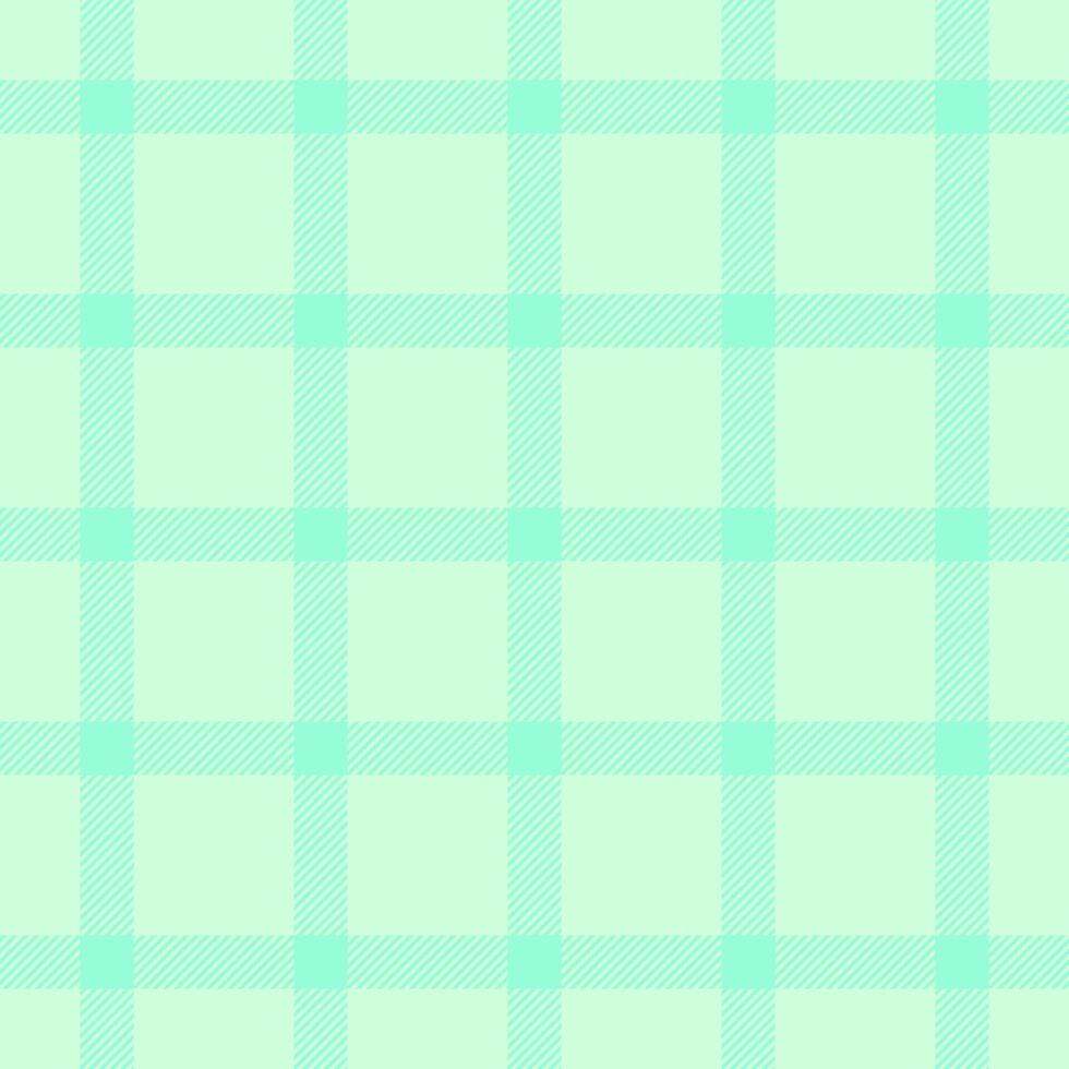 Easter seamless textile tartan, complexity plaid check pattern. Endless background texture fabric in light and mint colors. vector