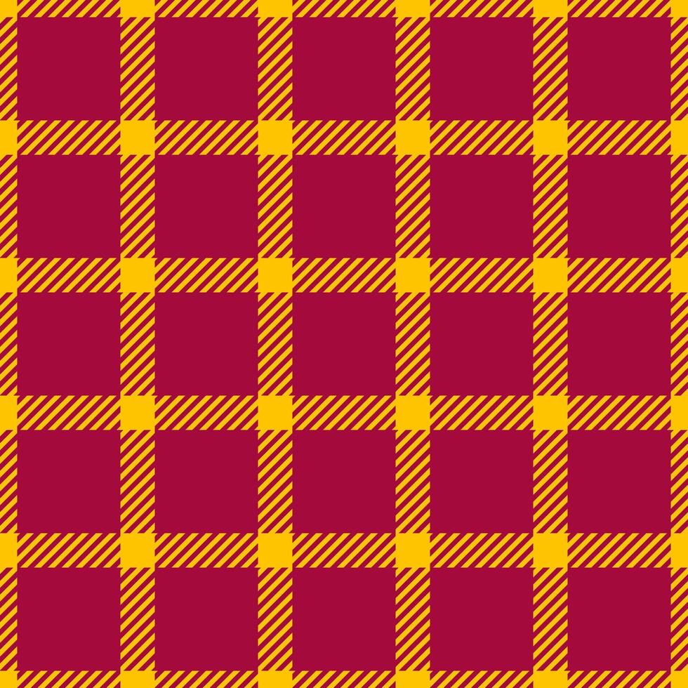 Vibrant crimson and gold plaid pattern. Perfect for autumnal designs, textile prints, or website backgrounds. vector
