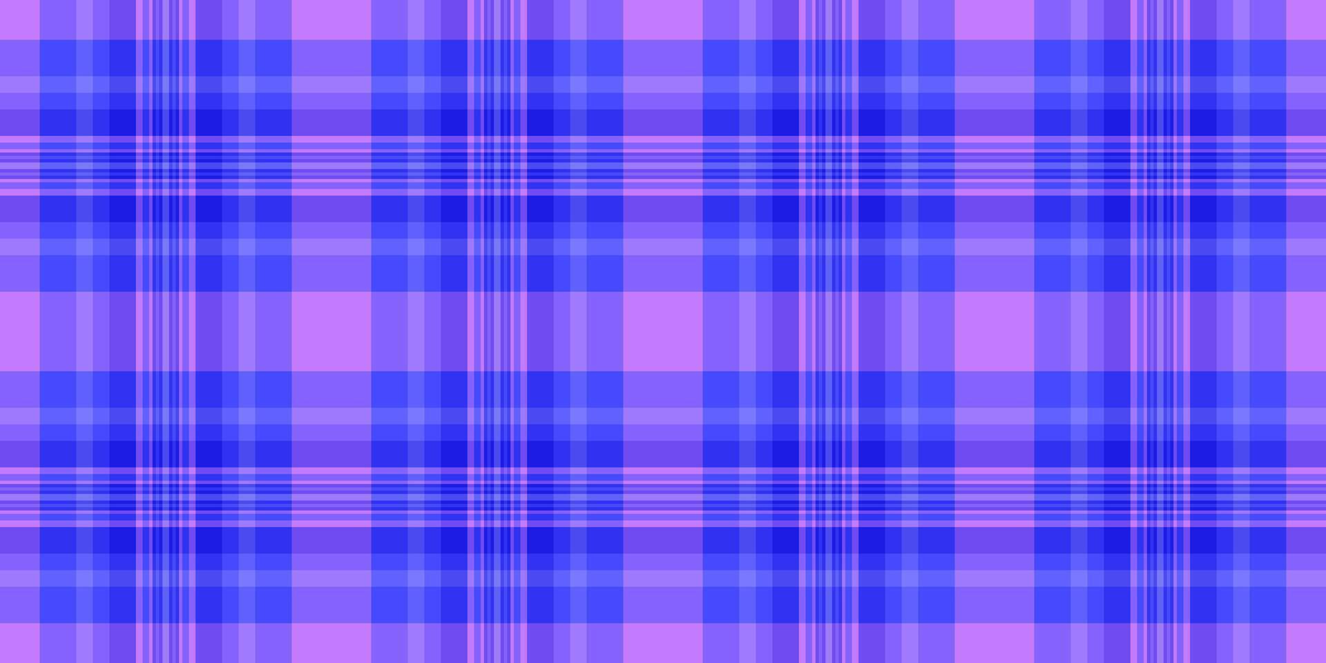 Effect pattern seamless , geometry textile tartan check. Hat fabric background texture plaid in indigo and blue colors. vector