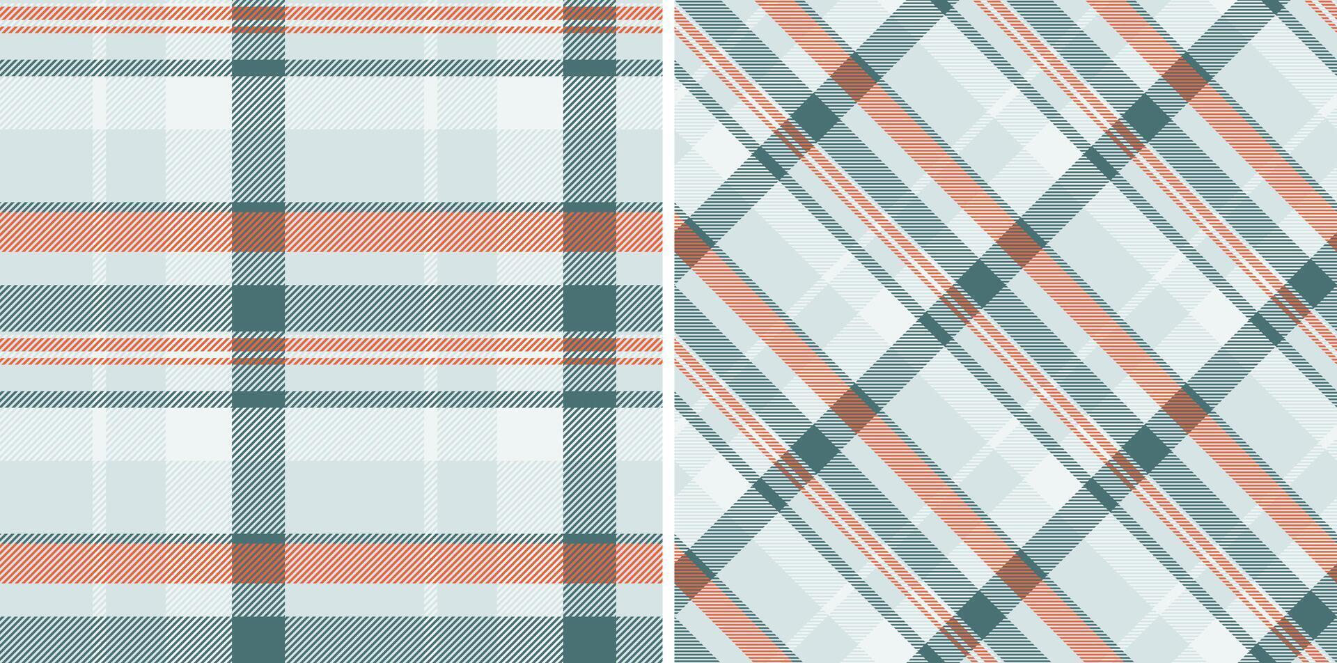 Pattern texture of plaid check background with a tartan fabric textile seamless. Set in christmas colors. Creative gift wrapping ideas for special occasions. vector