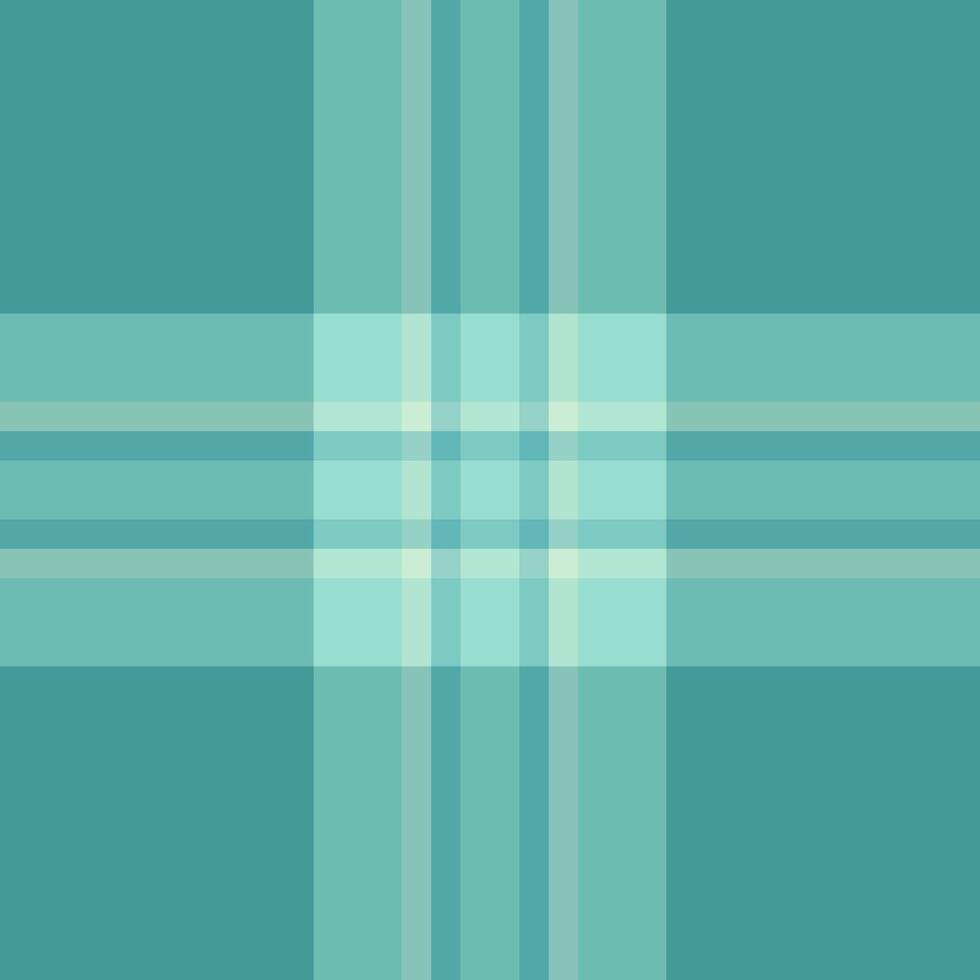Serene teal and mint plaid pattern. Perfect for backgrounds, textiles, or website design. Subtle texture evokes calmness and sophistication. vector