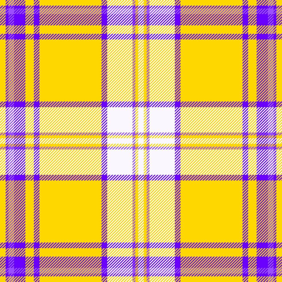 Repetition plaid textile pattern, masculine tartan background. Direct seamless texture check fabric in gold and bright colors. vector