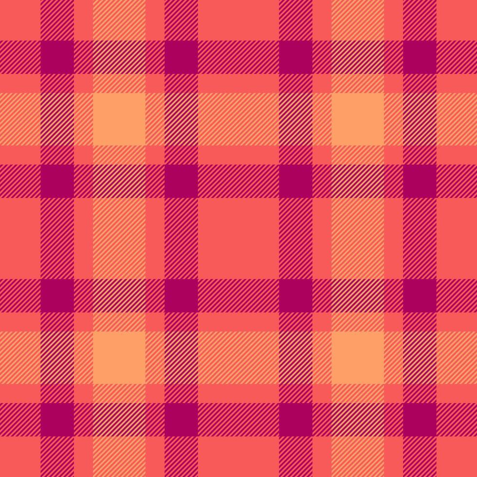 Design textile tartan , fade pattern fabric seamless. Checked check background plaid texture in red and pink colors. vector
