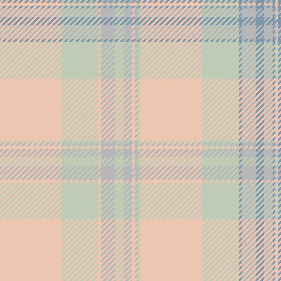 Oriental textile pattern plaid, french fabric tartan seamless. Top background check texture in pastel and light colors. vector