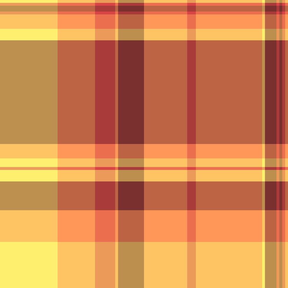 Warm autumnal plaid pattern. Vibrant, intersecting lines create a textured, geometric design perfect for fallthemed projects, website backgrounds, or textile designs. vector
