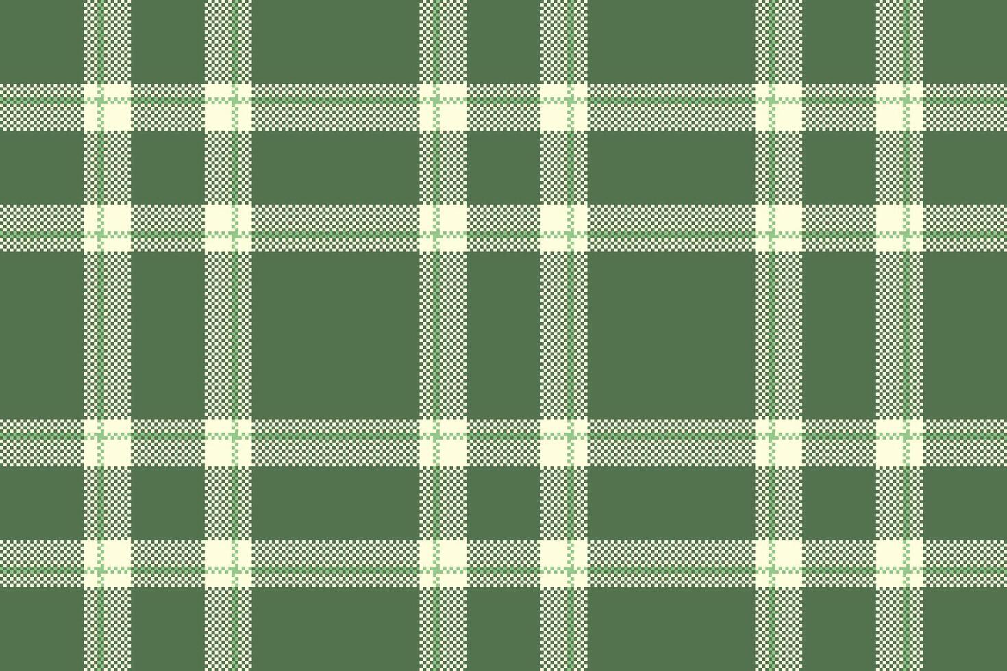 Elegant sage green and cream plaid pattern. Perfect for textile design, apparel, home decor, and web backgrounds. Classic, timeless style evokes feelings of nature and comfort. vector