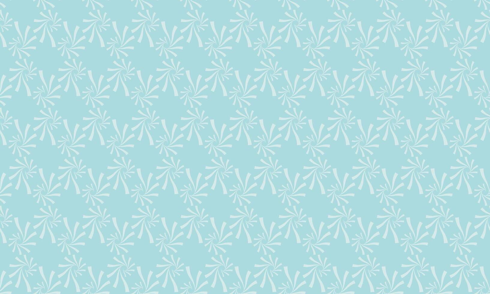 Serene pastel blue background with a repeating pattern of delicate, stylized snowflakes. vector